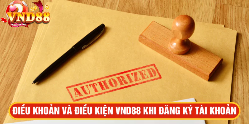 Điều khoản và điều kiện VND88 khi đăng ký tài khoản thành viên
