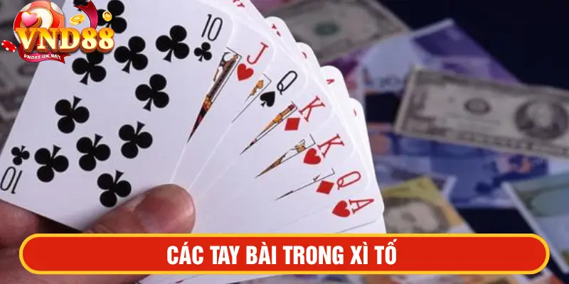 Các tay bài trong xì tố 