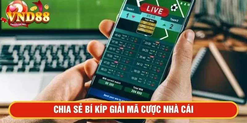 Chia sẻ bí kíp giải mã cược nhà cái